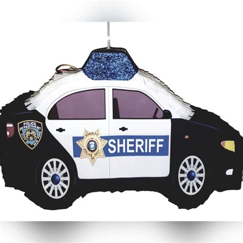 police pinata|pinata police car.